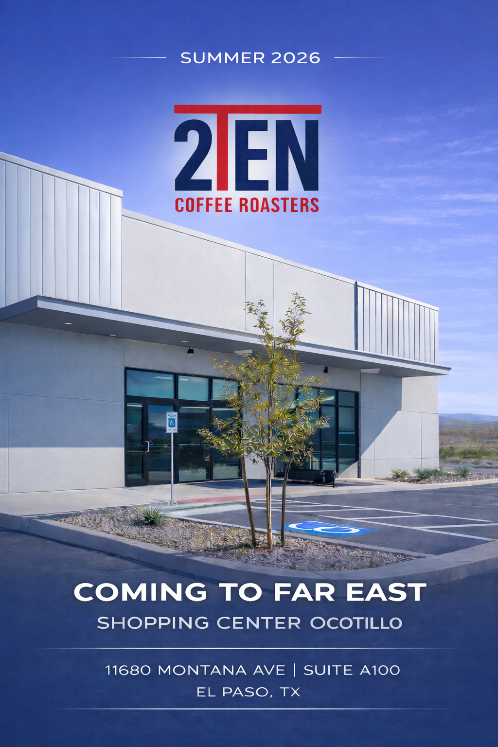 2Ten Coffee Roasters Coming Soon to the East-side at Ocotillo