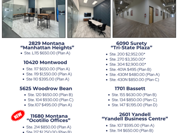 View our Current Office Vacancy List!